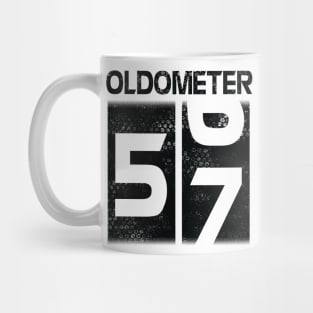 Oldometer Happy Birthday 57 Years Old Was Born In 1963 To Me You Papa Dad Mom Brother Son Husband Mug